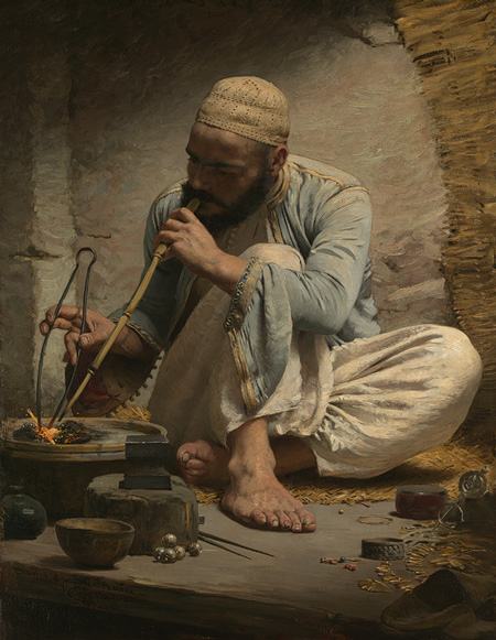 Unknown Artist The Arab Jeweler